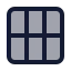 Grid 3 X 2 icon with duotone standard style