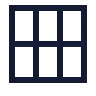 Grid 3 X 2 icon preview
