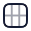 Grid 3 X 2 icon with twotone rounded style