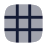 Grid 3 X 3 icon preview
