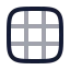 Grid 3 X 3 icon with twotone rounded style