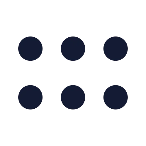 Grip Horizontal Icon in Solid Rounded style