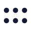 Griphorizontal icon with solid rounded style