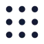 Grip icon with stroke rounded style