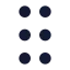 Gripvertical icon with solid sharp style