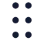 Gripvertical icon with stroke sharp style