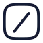Grok icon with stroke rounded style