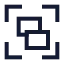 Group icon with stroke sharp style