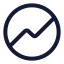 Groww icon with stroke rounded style