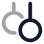 Gymnasticrings icon with bulk rounded style