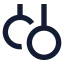 Gymnasticrings icon with solid sharp style