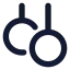 Gymnasticrings icon with solid standard style