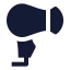 Hairdryer icon with solid sharp style