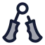Handgrip icon with duotone standard style