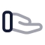 Handhelping icon with twotone rounded style
