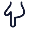 Hand Pointing Down 01 icon preview