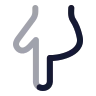 Hand Pointing Down 01 icon preview