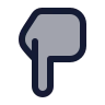 Hand Pointing Down 02 icon preview