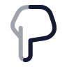 Hand Pointing Down 02 icon preview