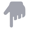 Hand Pointing Down 03 icon preview