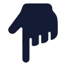 Hand Pointing Down 03 icon preview