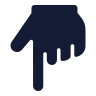 Hand Pointing Down 03 icon preview