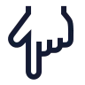 Hand Pointing Down 03 icon preview