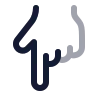 Hand Pointing Down 03 icon preview