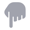 Hand Pointing Down 04 icon preview