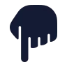 Hand Pointing Down 04 icon preview