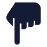 Hand Pointing Down 04 icon preview
