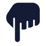 Hand Pointing Down 04 icon preview