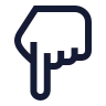Hand Pointing Down 04 icon preview
