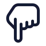 Hand Pointing Down 04 icon preview