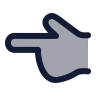 Hand Pointing Left 01 icon preview