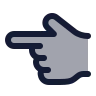 Hand Pointing Left 03 icon preview