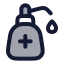 Handsanitizer icon with duotone rounded style