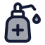 Handsanitizer icon with duotone standard style