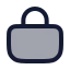 Handbag icon with duotone rounded style