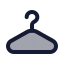 Hanger icon with duotone rounded style