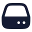 Harddrive icon with solid rounded style