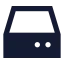 Harddrive icon with solid sharp style