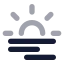 Haze icon with bulk rounded style