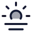Haze icon with duotone rounded style