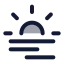 Haze icon with duotone standard style