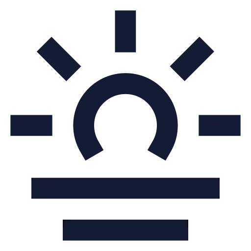 Haze Icon in Solid Sharp style