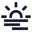 Haze icon with solid sharp style