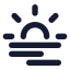 Haze icon with solid standard style
