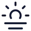 Haze icon with stroke rounded style