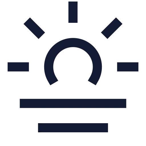 Haze Icon in Stroke Sharp style